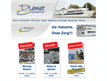 Tablet Screenshot of diemer-zorgvakanties.nl